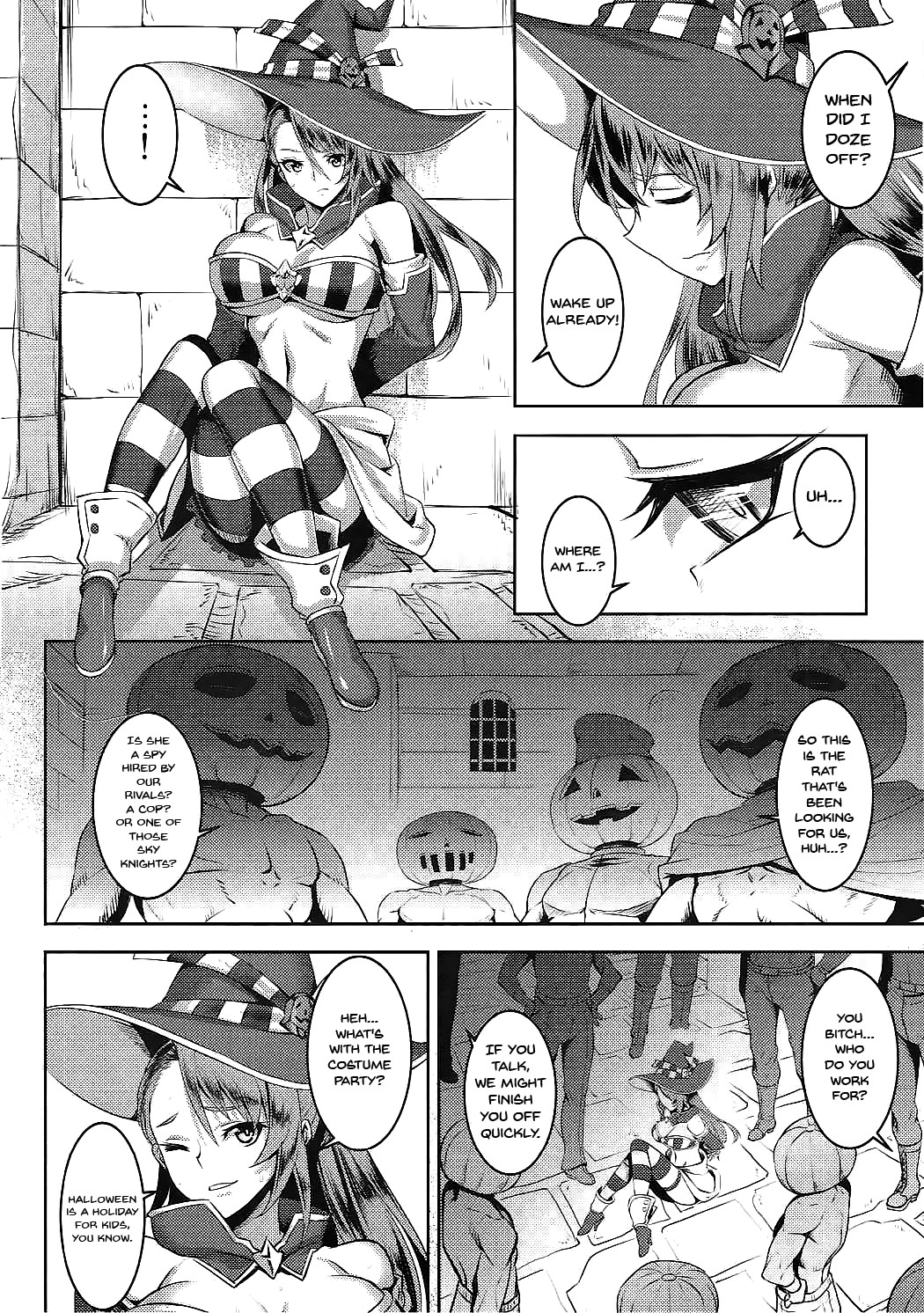 Hentai Manga Comic-Pumpkin Head Laughs Twice-Read-3